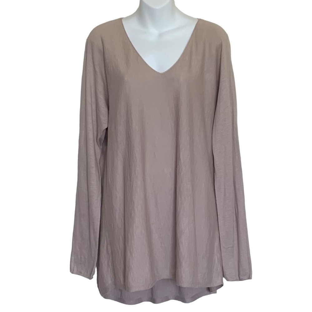 Vince Lightweight Cotton V-Neck Sweater Size Large